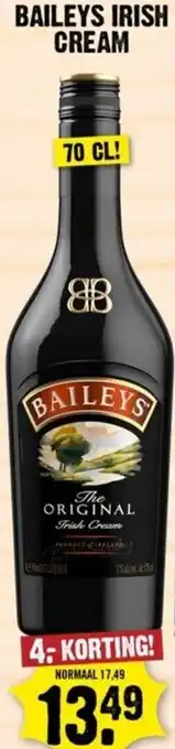 Dirk Baileys Irish Cream aanbieding