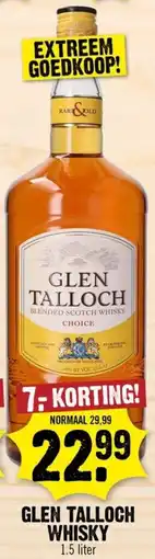 Dirk Glen Talloch Whisky aanbieding
