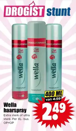 Dirk Wella haarspray aanbieding