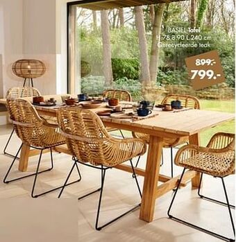 Casa Basiel tafel aanbieding