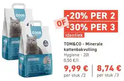 Tom&Co Tom&Co Minerale Kattenbakvulling Hygiene aanbieding