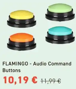 Tom&Co Flamingo Audio Command Buttons aanbieding