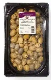 Hanos Hanos Selektie Olijven Groen zonder pit mild gekruid aanbieding