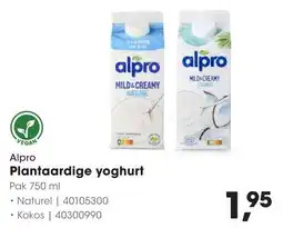 Hanos Alpro Plantaardige Yoghurt aanbieding