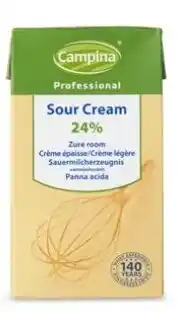 Hanos Campina Room Sour Cream 24% aanbieding