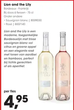 Hanos Lion and the Lily aanbieding