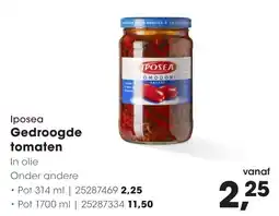 Hanos Iposea Gedroogde Tomaten aanbieding
