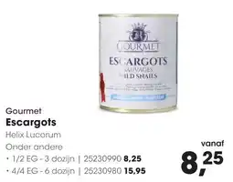 Hanos Gourmet Escargots aanbieding