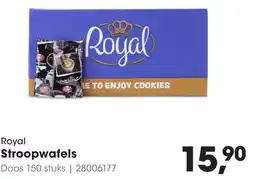 Hanos Royal Stroopwafels aanbieding