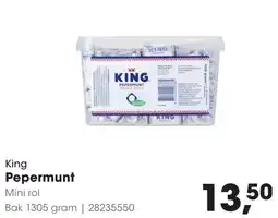 Hanos King Pepermunt Mini rol aanbieding