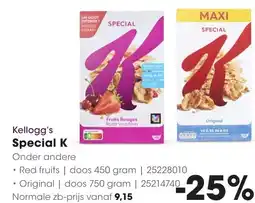 Hanos Kellogg's Special K aanbieding