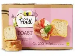 Hanos Jos Poell Toast Vierkant aanbieding