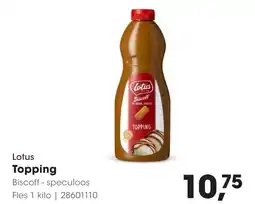 Hanos Lotus Topping Biscoff speculoos aanbieding
