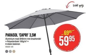 HandyHome Parasol capri aanbieding