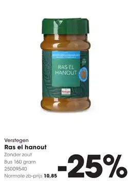 Hanos Verstegen Ras el hanout aanbieding