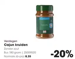 Hanos Verstegen Cajun kruiden aanbieding