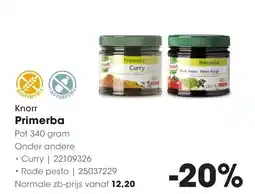 Hanos Knorr Primerba aanbieding