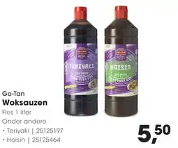 Hanos Go-Tan Woksauzen aanbieding