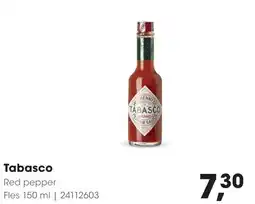 Hanos Tabasco Red pepper aanbieding