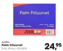 Hanos Jumbo Palm frituurvet aanbieding