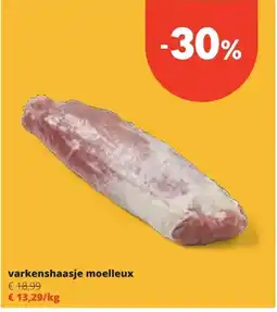 Spar varkenshaasje moelleux aanbieding