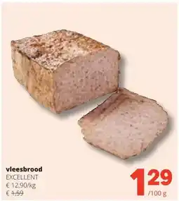 Spar vleesbrood aanbieding
