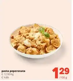 Spar pasta peperonata aanbieding