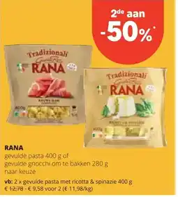 Spar RANA gevulde pasta met ricotta & spinazie 400 g aanbieding