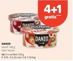 Spar DANIO aardbei 165 g aanbieding