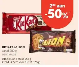 Spar Lion 6 stuks 252 g aanbieding