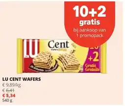 Spar LU CENT WAFERS aanbieding