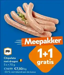 OKay Chipolata met dragon 5x±70 g aanbieding