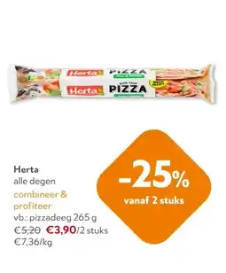 OKay Herta pizzadeeg 265 g aanbieding