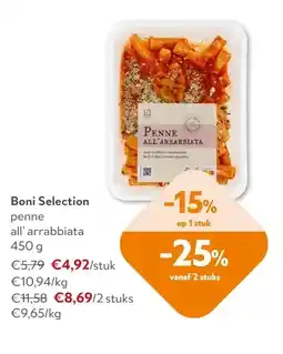 OKay Boni Selection penne all' arrabbiata 450 g aanbieding