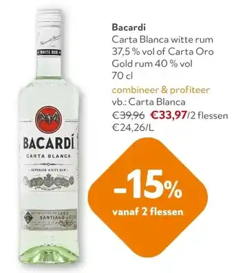 OKay Bacardi Carta Blanca aanbieding