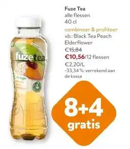 OKay Fuze Tea Black Tea Peach Elderflower aanbieding