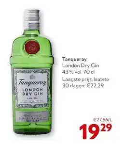 OKay Tanqueray London Dry Gin 43% vol 70 cl aanbieding