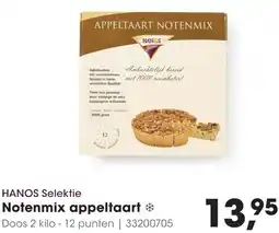 Hanos HANOS Selektie Notenmix appeltaart aanbieding