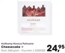 Hanos Holtkamp Horeca Patisserie Cheesecake aanbieding