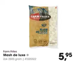 Hanos Farm Frites Mash de luxe aanbieding