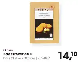 Hanos Ottimo Kaaskroketten aanbieding