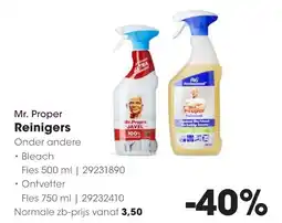 Hanos Mr. Proper Reinigers aanbieding