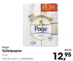 Hanos Page Toiletpapier aanbieding