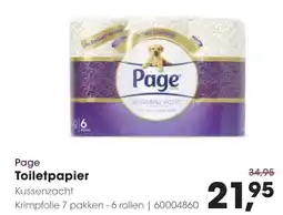 Hanos Page Toiletpapier aanbieding