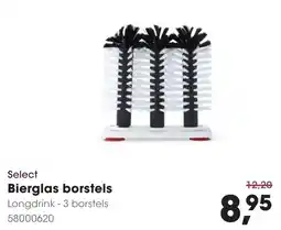 Hanos Select Bierglas borstels aanbieding