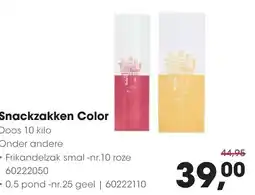 Hanos Snackzakken Color aanbieding