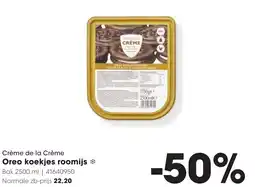 Hanos Crème de la Crème Oreo koekjes roomijs aanbieding