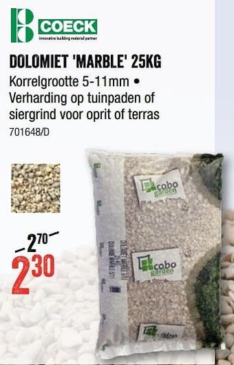 HandyHome Dolomiet marble aanbieding