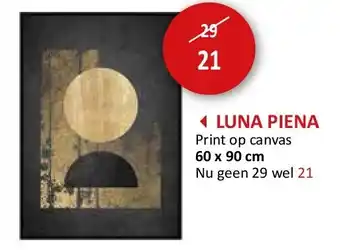 Weba LUNA PIENA aanbieding
