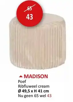 Weba MADISON aanbieding